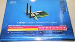 Cisco WMP600N Dual Band WiFi Adapter 300mb-N PCI Low Profile, Ophalen of Verzenden, Nieuw, Intern, CISCO Linksys
