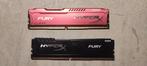 2x8GB HyperX Fury DDR4 2400mhz CL15 (ook apart beschikbaar), Computers en Software, RAM geheugen, DDR4, Ophalen of Verzenden, Zo goed als nieuw