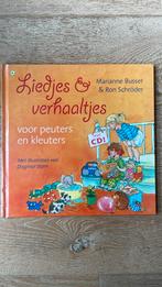 Liedjes en verhaaltjes voor peuters en kleuters + CD, Ophalen of Verzenden, Zo goed als nieuw, Ron Schröder; Marianne Busser