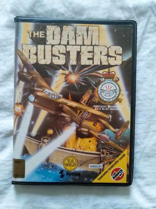 Computerspel WW2 THE DAMBUSTERS (MSX cassette) U.S. GOLD, Computers en Software, Overige Computers en Software, Zo goed als nieuw