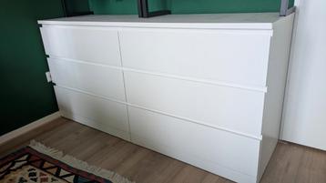 Ikea MALM Ladekast met 2x extra kledingroede - afbeelding 2