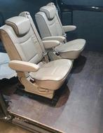 2 Stoelen met gordel op losse rail zelfbouw Camper,Oldtimer., Ophalen, Gebruikt, Triumph