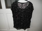 nieuw leuk zwart feestelijk glitter truitje mt 40 lily white, Ophalen of Verzenden, Nieuw, Maat 38/40 (M), Zwart