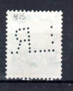 NEDERLAND : 1953 : Perfin &@  L.R.  @& on Y.600A., Ophalen of Verzenden, Na 1940, Gestempeld