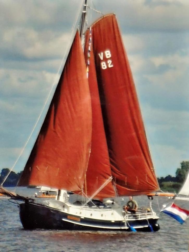 Zeilboot [ platbodem - inruil bespreekbaar, Watersport en Boten, Platbodems, Gebruikt, 9 tot 12 meter, Staal, Diesel, Ophalen