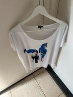 Caroline Biss linnen flax shirt maat 42, Maat 42/44 (L), Zo goed als nieuw, Korte mouw, Verzenden