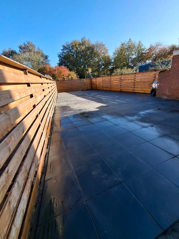 Straatmaker aangeboden - Tegels voor terras of tuin, Tuin en Terras, Tegels en Klinkers, Gebruikt, Terrastegels, Beton, 10 m² of meer