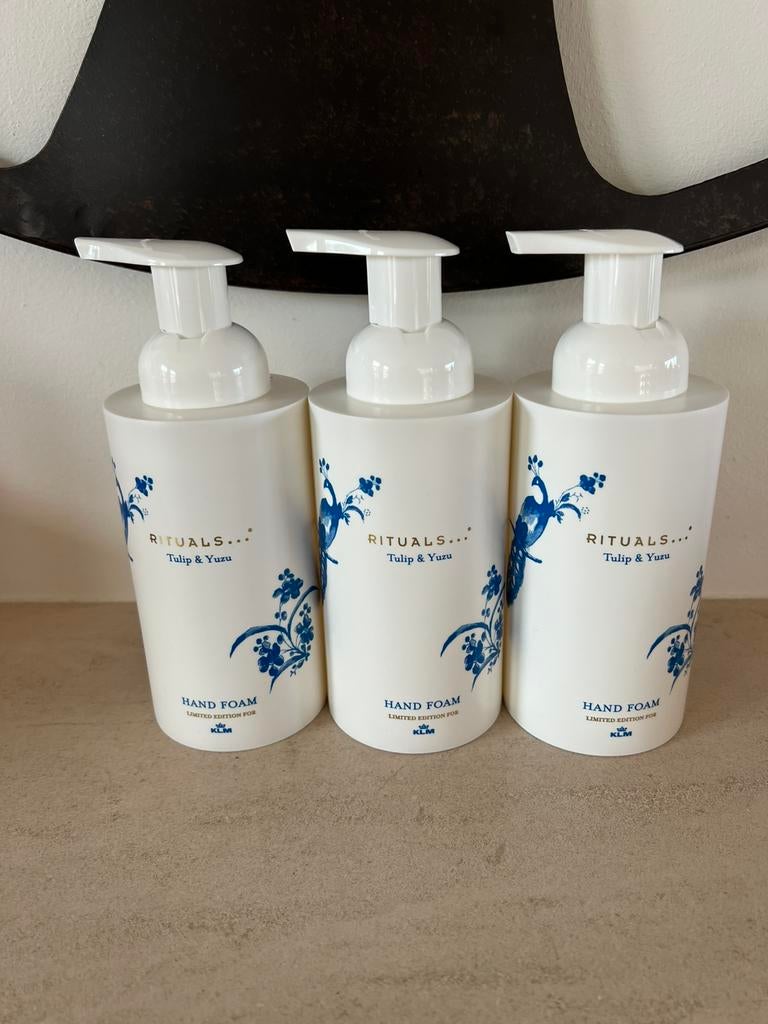 Rituals Ansterdam Collection Hand foam KLM  nieuw!, Ophalen of Verzenden, Nieuw, Bad & Douche
