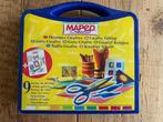 Maped Creativ Creatief Knippen scharenset in koffertje, Ophalen of Verzenden, Zo goed als nieuw, Gereedschap of Toebehoren