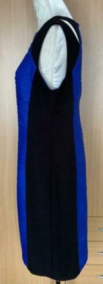 Joseph Ribkoff blauw/zwarte jurk maat 42[v], Blauw, Maat 42/44 (L), Knielengte, Ophalen of Verzenden