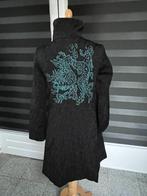 Mooie zwarte dames jas /  mantel van DESIGUAL maat 40, Kleding | Dames, Jassen | Winter, Maat 38/40 (M), Ophalen of Verzenden