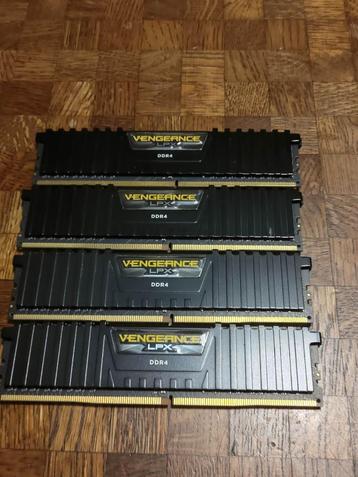 16GB (4x4) Corsair Vengeance LPX DDR4 3000 mhz beschikbaar voor biedingen
