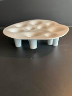 Willem Noyons fruitschaal en kandelaar 2003, Porselein of Keramiek, Schaal, Ophalen of Verzenden, Zo goed als nieuw