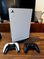 PS5 Digital Edition + 2 Dualsense Controllers, Spelcomputers en Games, Spelcomputers | Sony PlayStation 5, Ophalen of Verzenden