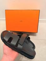 Hermes slippers heren, Zwart, Zo goed als nieuw, Ophalen, Slippers