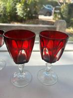 2x Cristal D'Arques Rubilux Kordiaalglazen, Antiek en Kunst, Antiek | Glas en Kristal, Ophalen of Verzenden