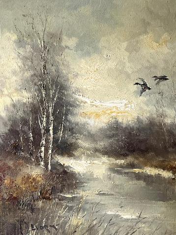 John Bevort, eenden boven een ven beschikbaar voor biedingen