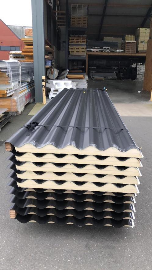 Sandwichpaneel dak, Doe-het-zelf en Verbouw, Platen en Panelen, Zo goed als nieuw, Overige materialen, Minder dan 20 mm, Ophalen of Verzenden