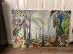 Tropische afbeelding op canvas., Ophalen