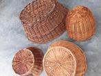 Diversen oude rieten mandjes, Ophalen, Gebruikt, Mand, Riet