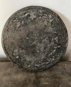 Antiek dienblad/ plateau van speksteen, Ophalen of Verzenden, Nieuw, Rond, Hout