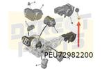 Peugeot 508 (2/11-9/18) kachelmodule achter (bij automatisch, Auto-onderdelen, Ophalen of Verzenden, Nieuw, Peugeot