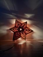 Vintage houten kerstster , grote houten ster, Ophalen of Verzenden, Gebruikt