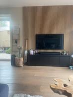 Tv meubel 1.70m, Ophalen of Verzenden, Zo goed als nieuw, Vrijstaande haard, Elektrische haard