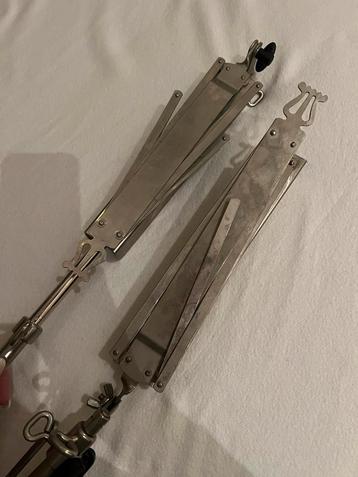 2x Muziekstandaard - opvouwbaar beschikbaar voor biedingen