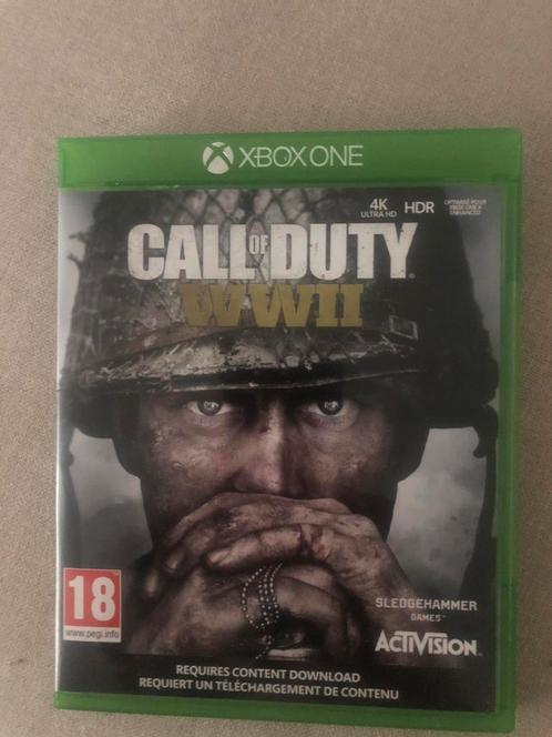 Call of Duty : World War II, Spelcomputers en Games, Games | Xbox 360, Zo goed als nieuw, Avontuur en Actie, 1 speler, Vanaf 18 jaar