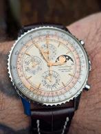 Breitling Navitimer montbrillant 1461 jours moonphase, Sieraden, Tassen en Uiterlijk, Horloges | Heren, Leer, Staal, Breitling