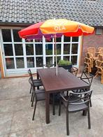Terrasstoelen Keter Metalux en terrastafels Keter Melody, Tuin en Terras, Tuinsets en Loungesets, Ophalen, Nieuw, Kunststof