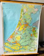 Landkaarten (3x) en Schrijfkaart, Aardrijkskunde, Ophalen