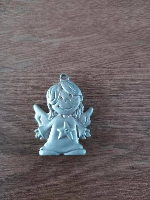 Tinnen kerstengeltje., Antiek en Kunst, Antiek | Tin, Ophalen of Verzenden