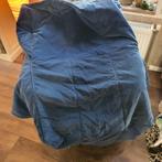 Hoes blauwe ribstof Ikea slaapstoel, Ophalen, Zo goed als nieuw, Eenpersoons
