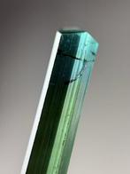 Blauw en groen toermalijn kristal, Verzamelen, Mineralen en Fossielen, Ophalen of Verzenden, Mineraal