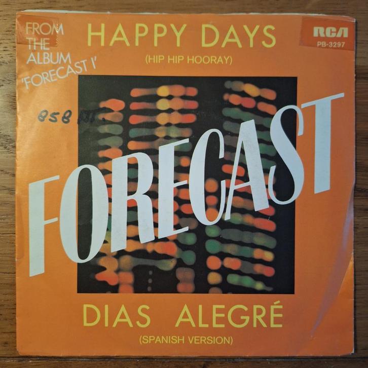 Forecast - Happy Days (018), Cd's en Dvd's, Vinyl Singles, Gebruikt, Pop, Verzenden
