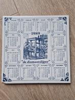 Vintage Delfts Blauw Tegel Kalender 1989, Antiek en Kunst, Ophalen of Verzenden