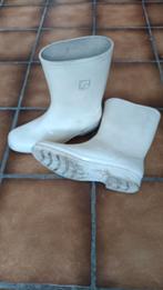 Witte rubberen kaplaarzen van Hevea. Maat 39/40., Ophalen of Verzenden, Gedragen, Wit, Hoge laarzen