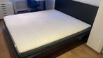 IKEA Tweepersoonsbed 180x200 + Matras + Accessoires, Gebruikt, Wit, Tweepersoons, Ophalen of Verzenden