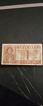 Nederlands 1 Gulden Biljet 1943, Ophalen of Verzenden, 1 gulden, Los biljet
