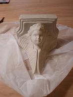Stenen wandconsole met engel en vleugels, Ophalen of Verzenden