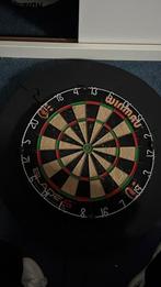 Dartbord met bescherming en pijlen, Sport en Fitness, Darts, Ophalen, Gebruikt, Dartbord met pijlen
