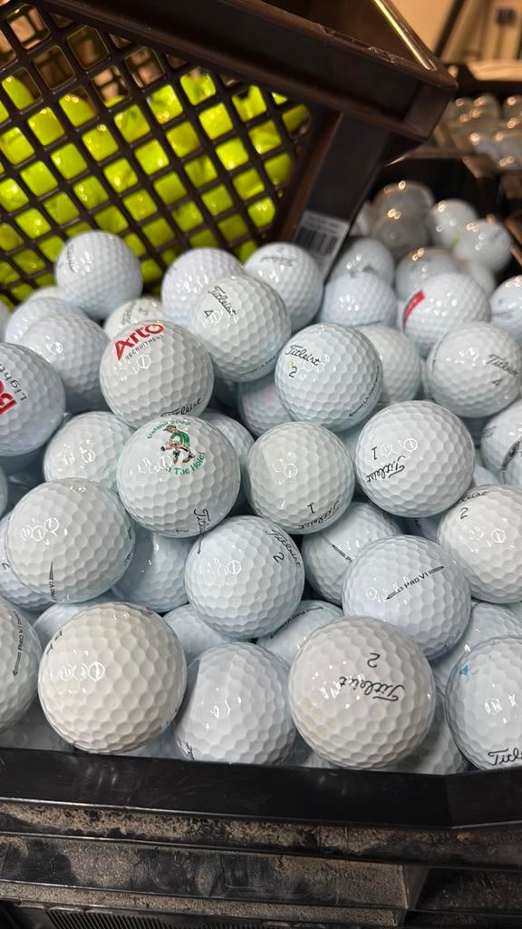 50 Pro v1 golfballs AAAAA titleist, Ophalen of Verzenden, Zo goed als nieuw, Bal(len)