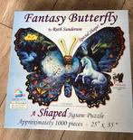 Fantasy butterfly puzzel 1000st, Ophalen of Verzenden, 500 t/m 1500 stukjes, Legpuzzel, Zo goed als nieuw