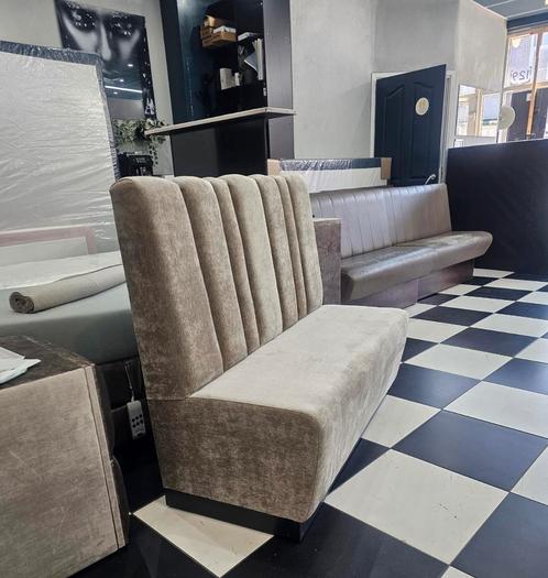 Eetbank velvet nieuw, Huis en Inrichting, Banken | Sofa's en Chaises Longues, Nieuw, Stof, Ophalen of Verzenden