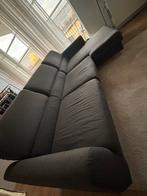 IKEA Hoekbank - Zwart - Gebruikt, Huis en Inrichting, Banken | Bankstellen, Ophalen, Gebruikt, Hoekbank, Stof