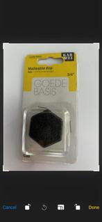 Gasdop afsluier met tape, Ophalen of Verzenden, Nieuw