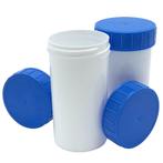 Monsterpotjes 180ml pp met blauwe schroefdeksel 100 stuks, Ophalen of Verzenden, Nieuw