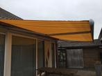 Zonnescherm 6m breed met afstandsbediening, Gebruikt, 450 cm of meer, Elektrisch, Ophalen of Verzenden